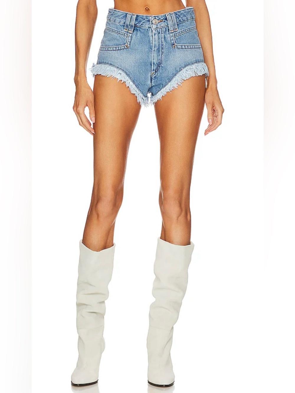 Isabel Marant eneidao denim shorts - Picture 8 of 9